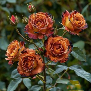 Роза плетистая Оранжевый Бриллиант купить по цене от 450р. в интернет-магазине «Посадика» с доставкой почтой в в Абакане и по всей России – [изображение №1].